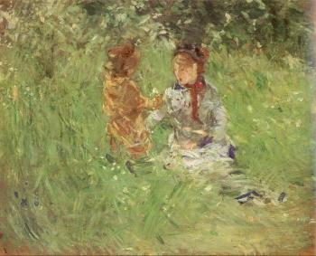 Berthe Morisot : In the Garden at Maurecourt